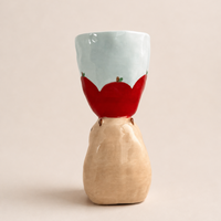 Little Apple Capybara Ceramic Goblet Cup