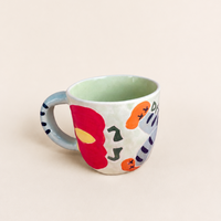 Drinking Day Grey Tiger Ceramic Mug