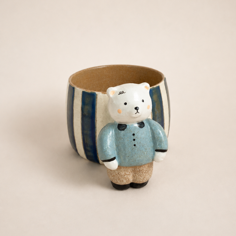 Little Gentleman Bear Ceramic Mug