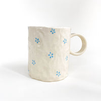 Spring Bunny Floral Ceramic Mug