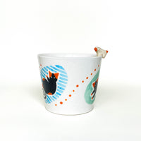 Black Cat Pop Art Ceramic Mug