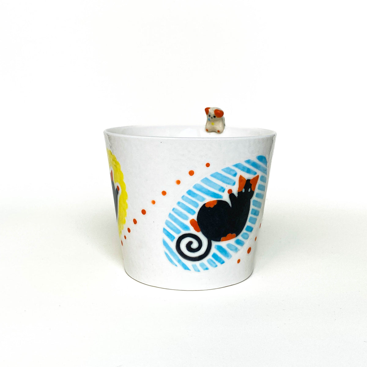 Black Cat Pop Art Ceramic Mug