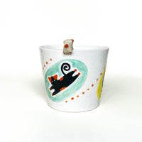 Black Cat Pop Art Ceramic Mug
