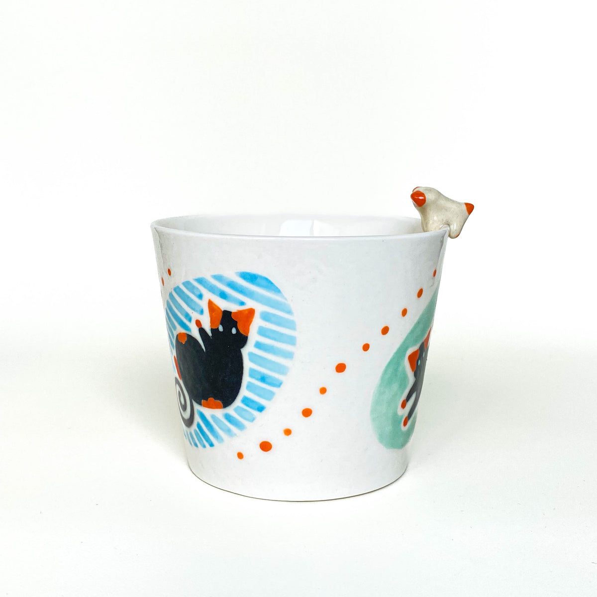 Black Cat Pop Art Ceramic Mug