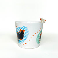 Black Cat Pop Art Ceramic Mug