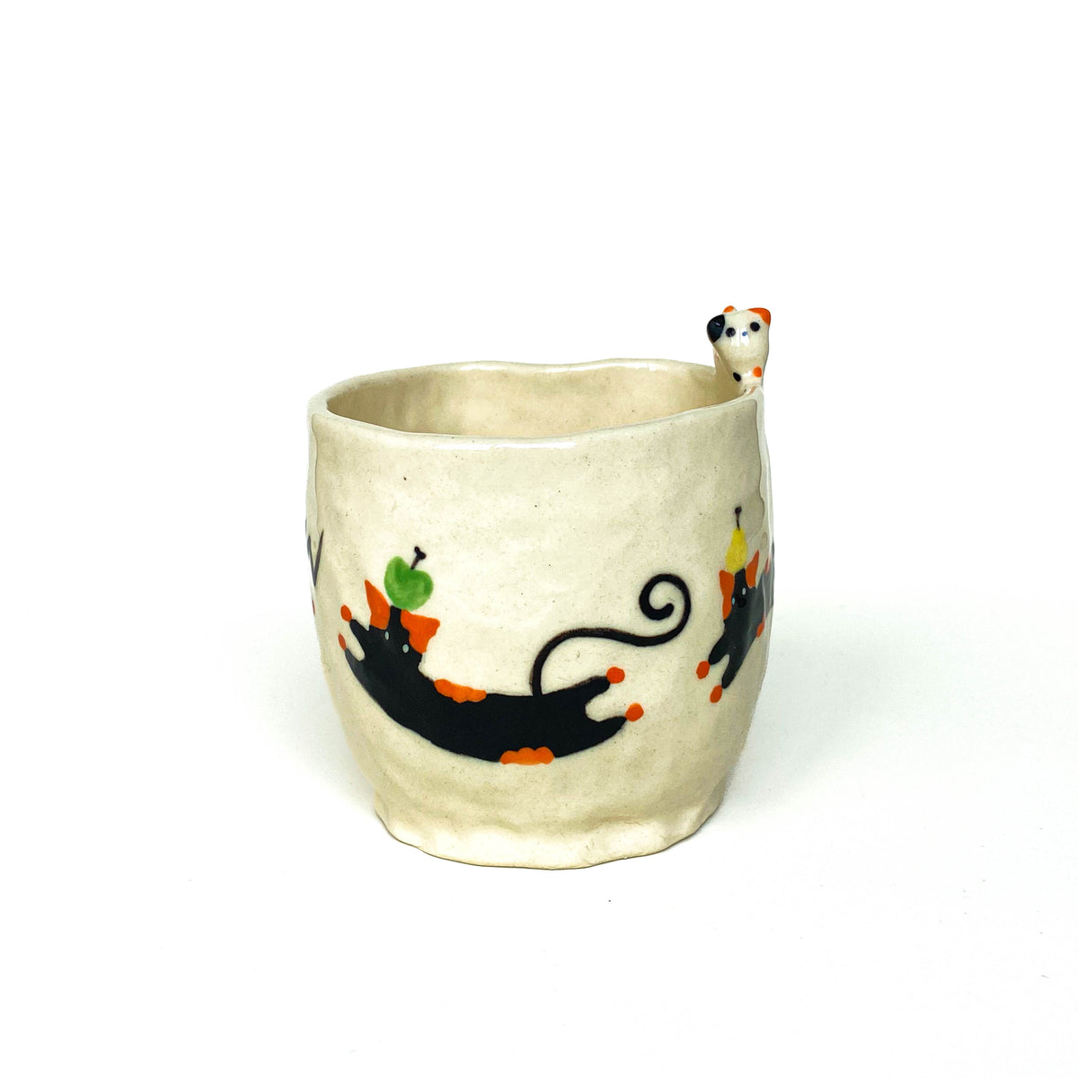 Black Cat Story Ceramic Cup