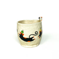 Black Cat Story Ceramic Cup