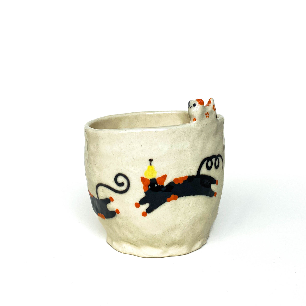Black Cat Story Ceramic Cup
