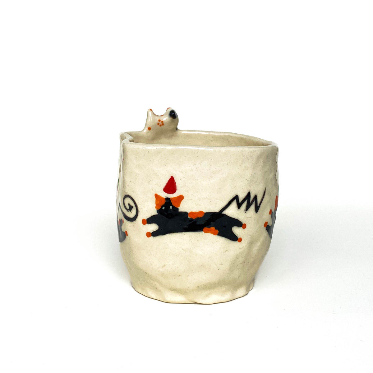 Black Cat Story Ceramic Cup