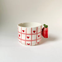 Strawberry Heart Ceramic Cup – ASA by Littori