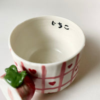 Strawberry Heart Ceramic Cup – ASA by Littori