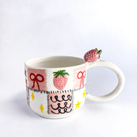 Strawberry Picnic Ceramic Mug – ASA by Littori