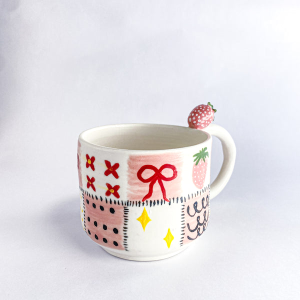 Strawberry Picnic Ceramic Mug – ASA by Littori