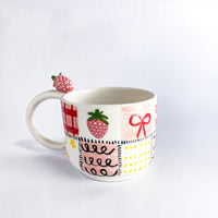 Strawberry Picnic Ceramic Mug – ASA by Littori