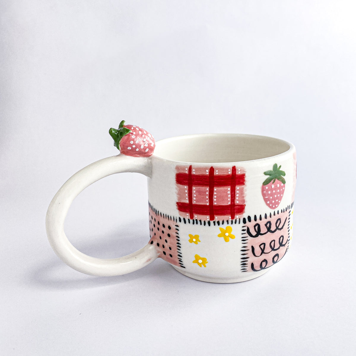 Strawberry Picnic Ceramic Mug – ASA by Littori