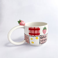 Strawberry Picnic Ceramic Mug – ASA by Littori
