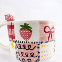 Strawberry Picnic Ceramic Mug – ASA by Littori