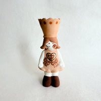 Little Heart Ceramic Cone Incense Burner