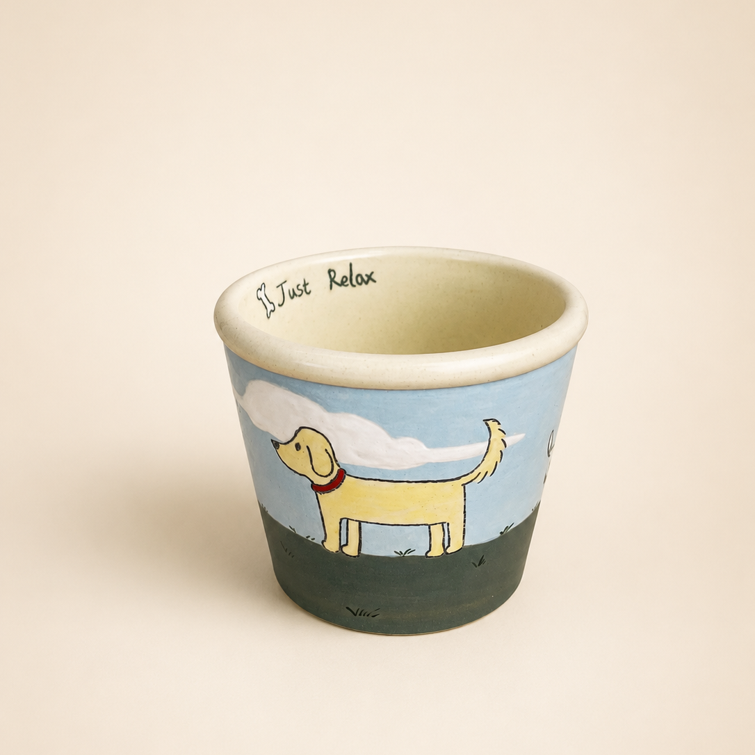 Just Relax Dog Ceramic Cup