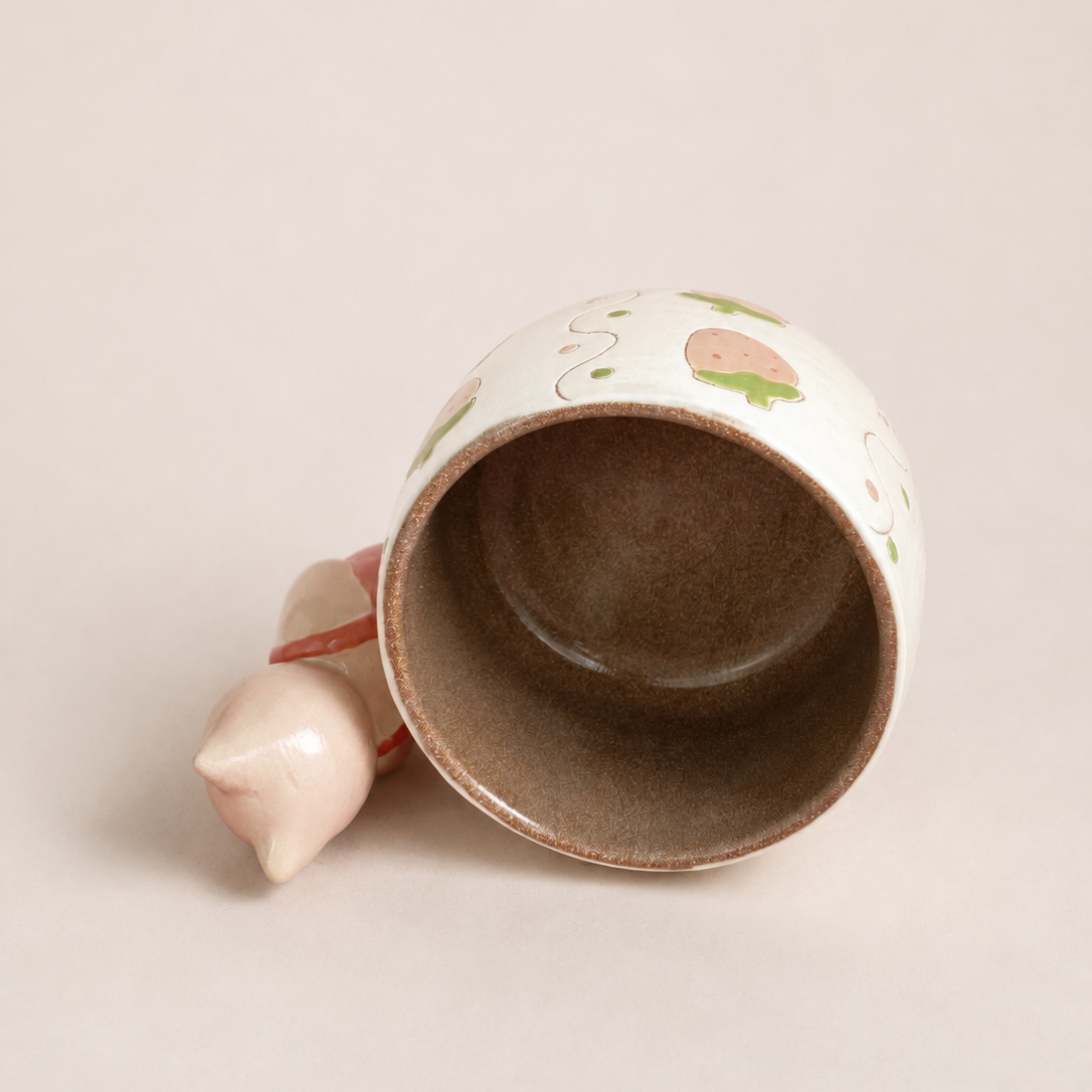 Little Farmer Piggy Ceramic Mug