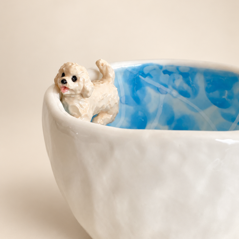 Maltipoo Swimming Ceramic Mug