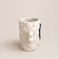 Surreal Moon Portrait Ceramic Cup