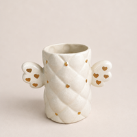 Surreal Moon Portrait Ceramic Cup